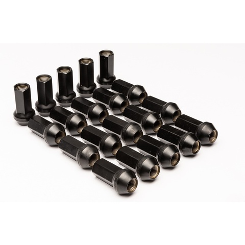 17mm HEX Chromoly Steel 45mm Open Ended Wheel Nuts [Thread: 1.25]