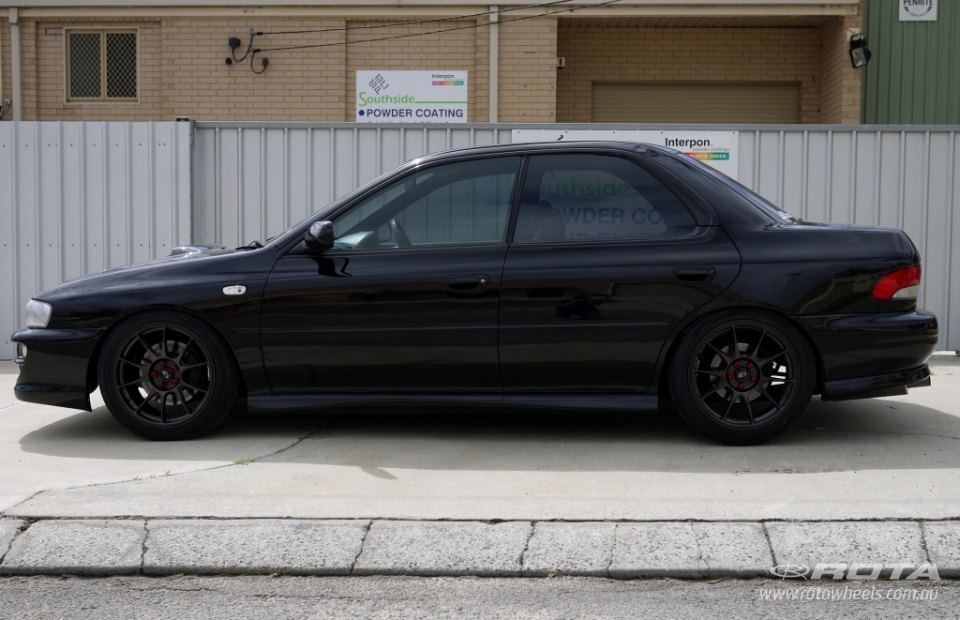 Black 1999 Subaru GC8 WRX main image
