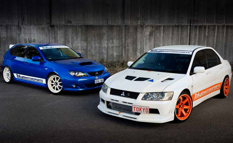 Subaru WRX vs Mitsubishi Evo 7 main image